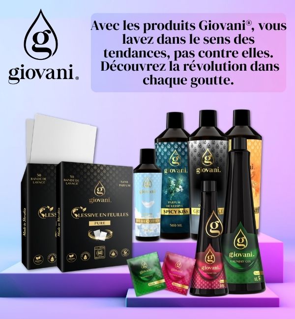 Giovani – une révolution dans chaque goutte